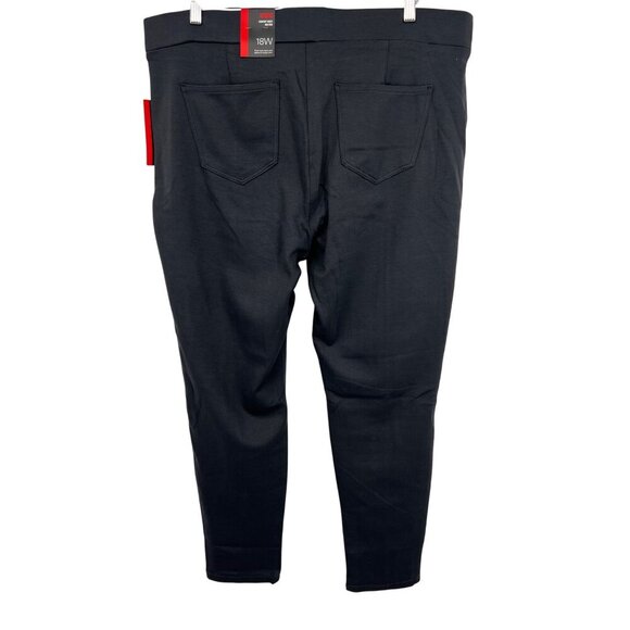 Style & Co Woman Plus 18 18W Grey Legging Comfort Waist Mid Rise Skinny NWT New - Picture 3 of 7